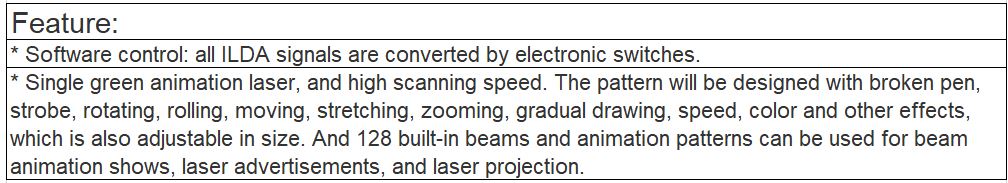 TL-SL503 6W Laser Light