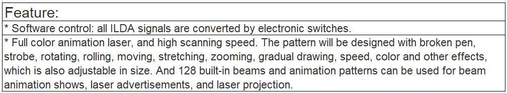 TL-SL533 3W Laser Light