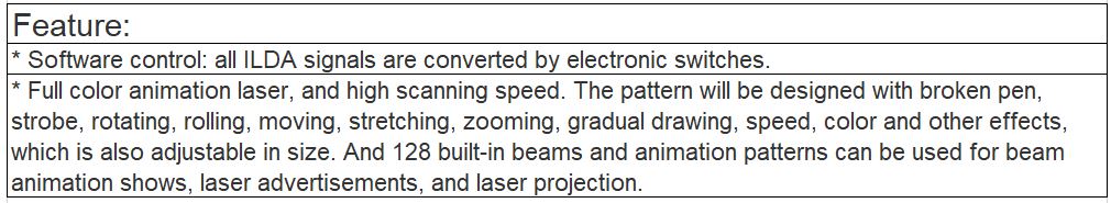 TL-SL534 5W Laser Light