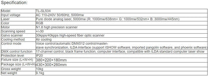TL-SL534 5W Laser Light