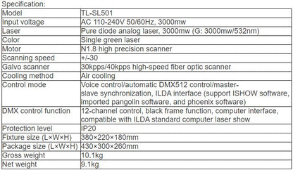TL-SL501 Laser Light