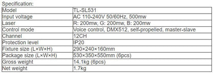 TL-SL531 Laser Light
