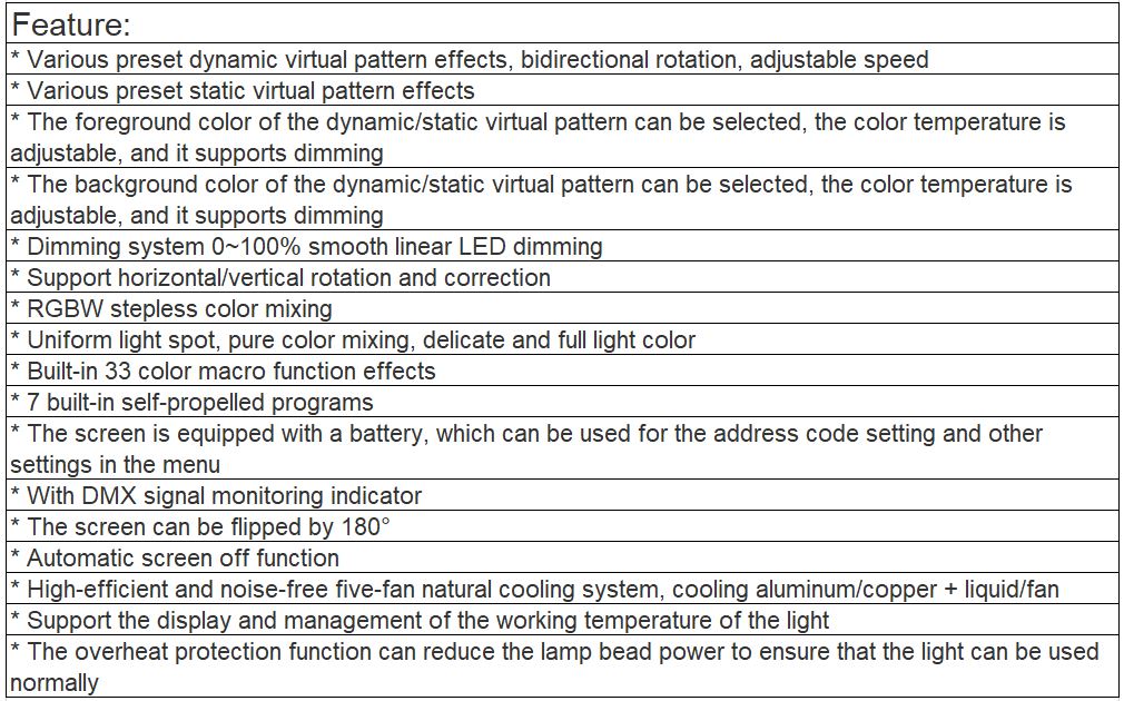 TL-LT821 19x40W Moving Head Beam Light