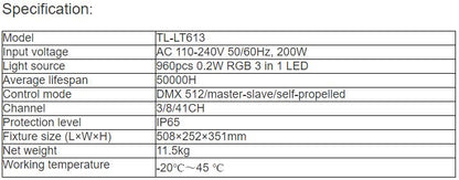 TL-LT613 200W Strobe Light