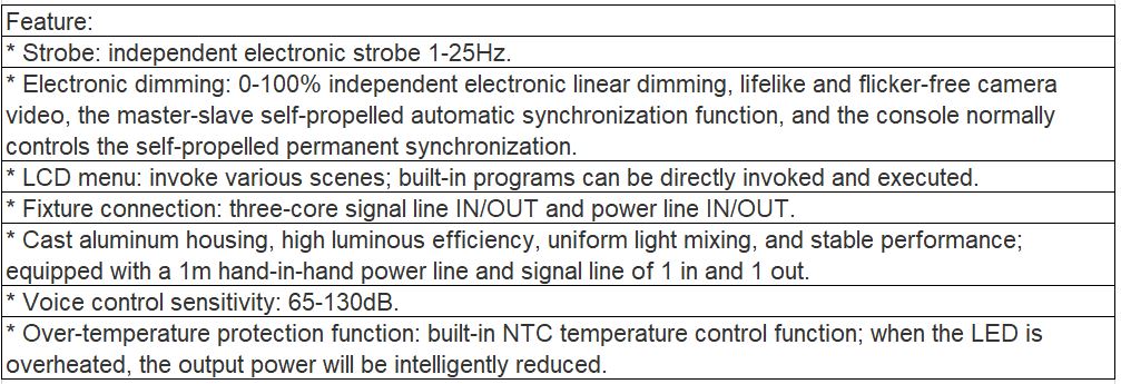 TL-SL202 54*3W Waterproof PAR Light