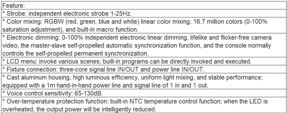 TL-SL204 18*10W Waterproof PAR Light