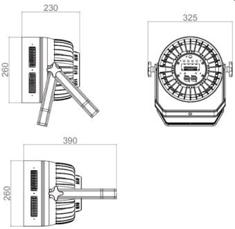 TL-SL206 90*3W Fireproof PAR Light