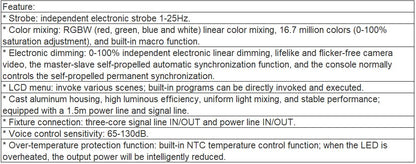 TL-SL209 61*3W PAR Light