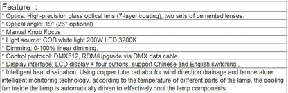 TL-SL323 200W LED Studio Light