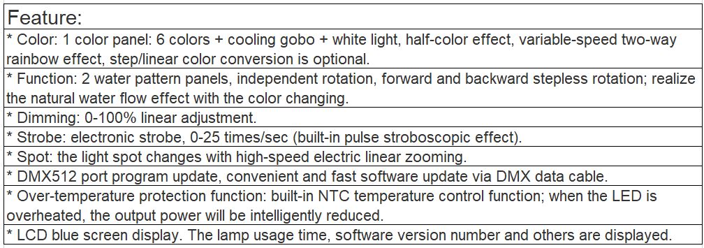 TL-LT105 300W Water Effect Light