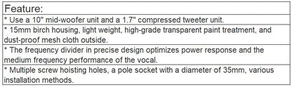 TS-710H Professional Speaker