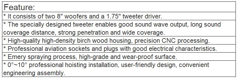 TK-L208 Linear Array Speaker