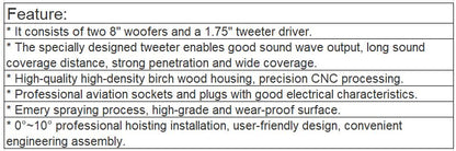 TK-L208 Linear Array Speaker