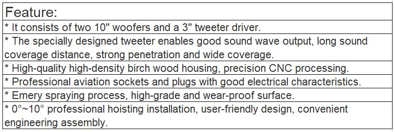 TK-L210 Line Array Speaker