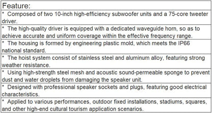 TW-210A Linear Array Speaker