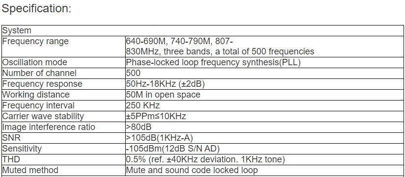T-521UF, T-521UP, T-521UR, T-521UX, T-521UY, T-521UE UHF Wireless Mic with FM touch Screen