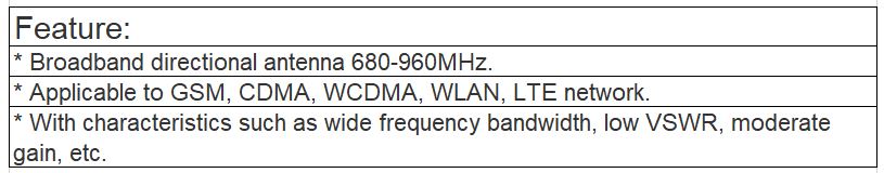 T-522B Logarithmic Directional Microphone Antennas