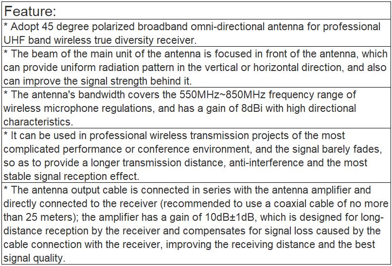 T-522S 45° Polarized Wideband Omnidirectional Antenna