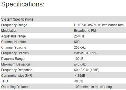 T-531A, T-531B, T-531C Wireless Microphone ( frequency-adjustable single channel wireless microphone with UHF band LCD display-non true diversity)