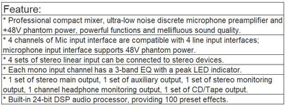 TS-12PFX Mixer