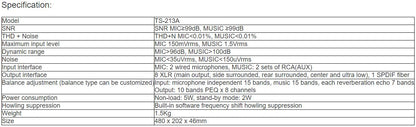 TS-213A Audio Processor