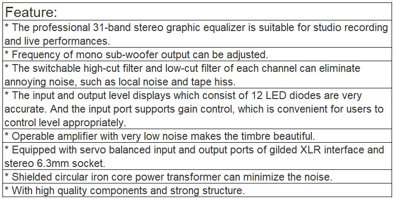 TS-231 Equalizer