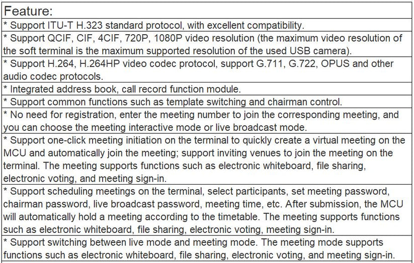 NT90-PC01 , (ios MAC) NT90-MC01 HD Video Conference Software Terminal ...