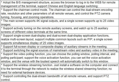 NT90LT Series LT01, LT01M4, LT01M8 HD Video Conference Terminal of Medium and Large Size