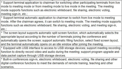 NT90LT Series LT02 HD Video Conference Terminal
