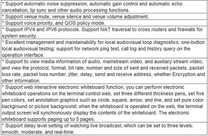 NT90LT Series LT02 HD Video Conference Terminal