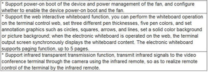 NT90MB Series MB02, MB02M4, MB02M8 Small Size Split-type HD Video Conference Terminal