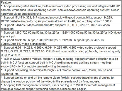 NT90MT (MT04M4) HD Video Terminal
