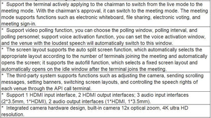 NT90MT (MT04M4) HD Video Terminal