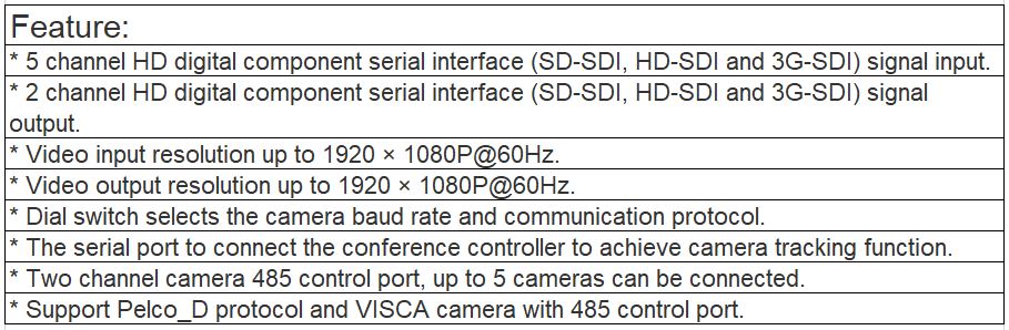 TS-0699 Video Tracking Controller