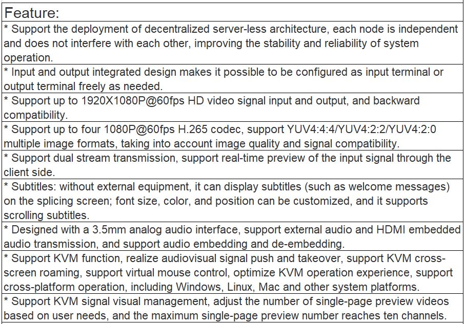 TV-731F HD Integrated Terminal