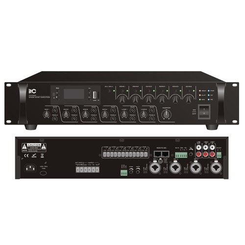 TZ-6350, TZ-6500 6 Zones Digital Mixer Amplifier with MP3, TUNER, Bluetooth