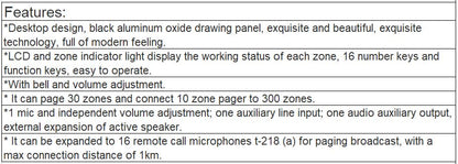 TP-4318(A) Zone Paging MIC