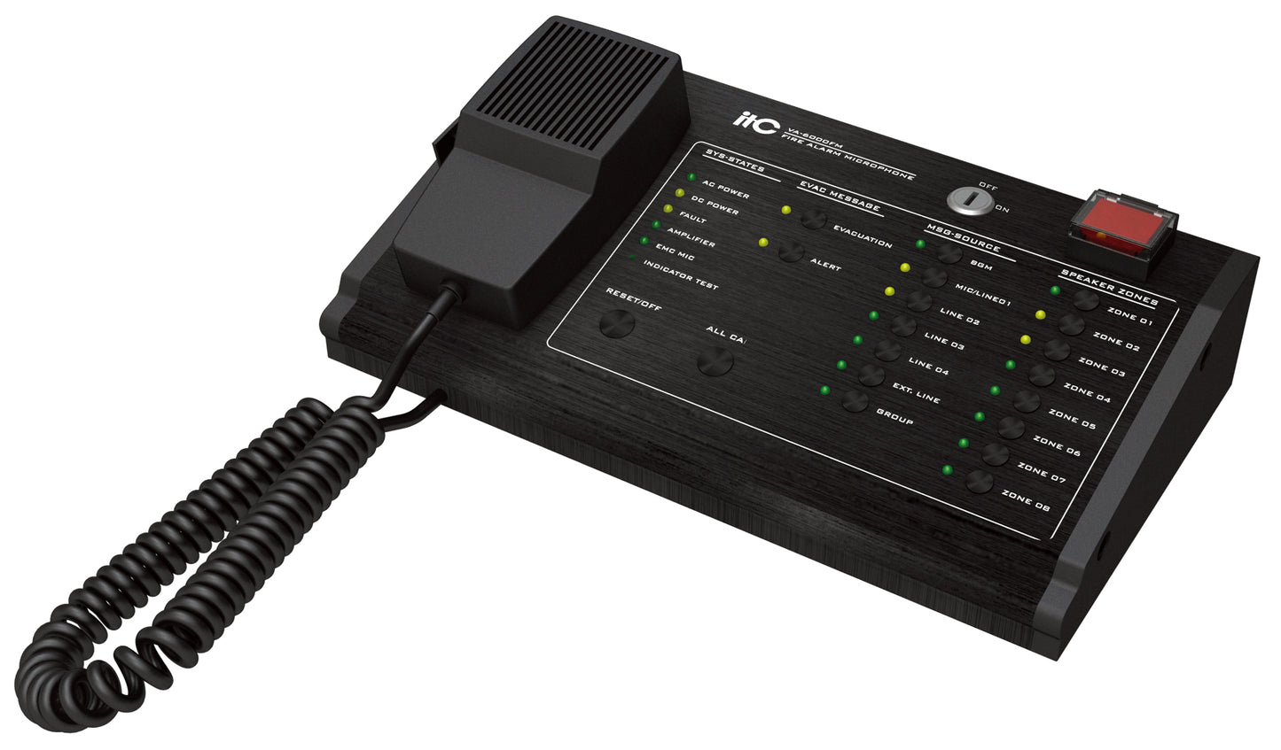 VA-6000FM Fireman Microphone