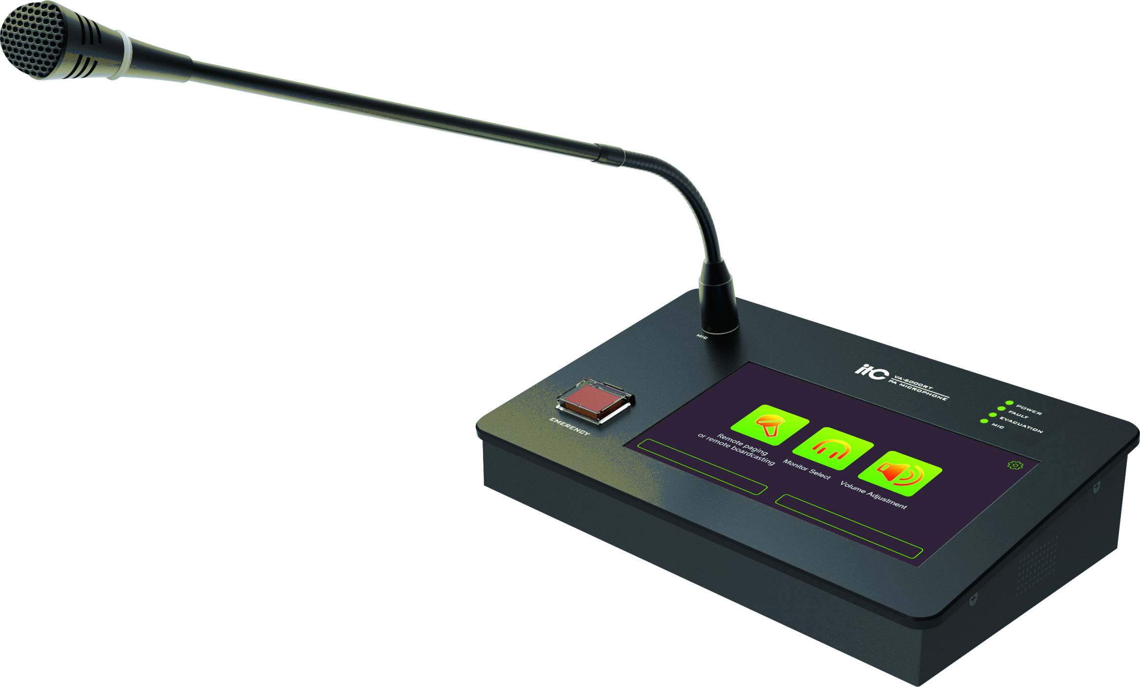 VA-6000RT Remote Paging Microphone – ITC MALAYSIA - PA System ...