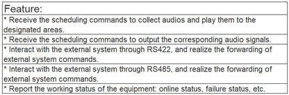 VA-6500 CA1 Audio board PA System