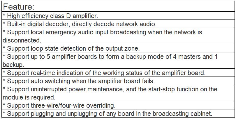VA-6501P (PA35) 500W Amplifier Board