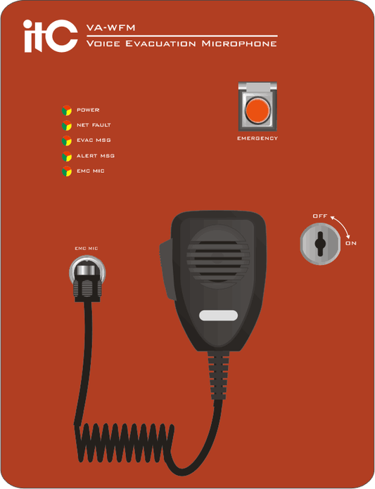 VA-WFM Voice Evacuation Microphone